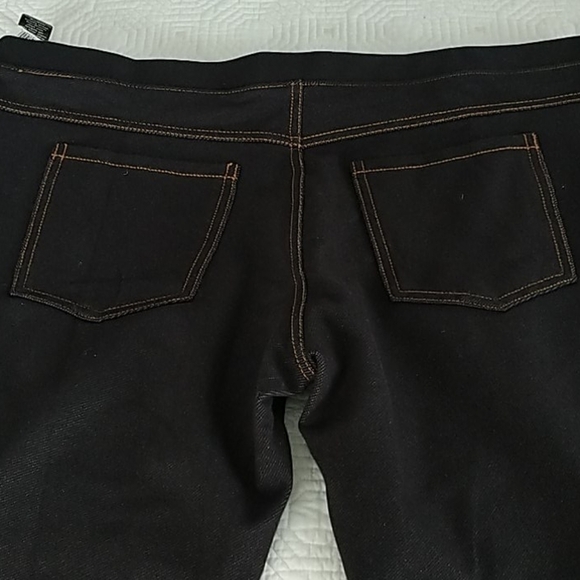 TGY Black Pull On Leggings, Sz XL - Picture 5 of 7